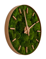 Moos-Uhren mit Zifferblatt Sibirisches